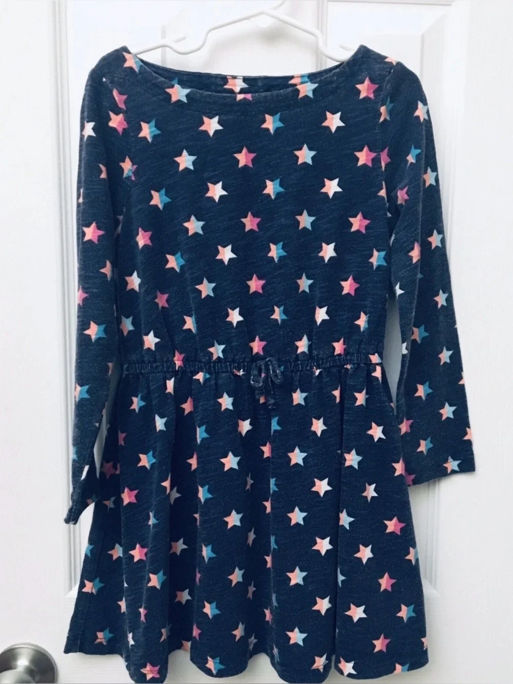 Crazy 8 Girls Skater Dress Size Small 5-6 Stars